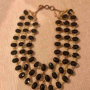 Amrita Singh reversible blue and black necklace